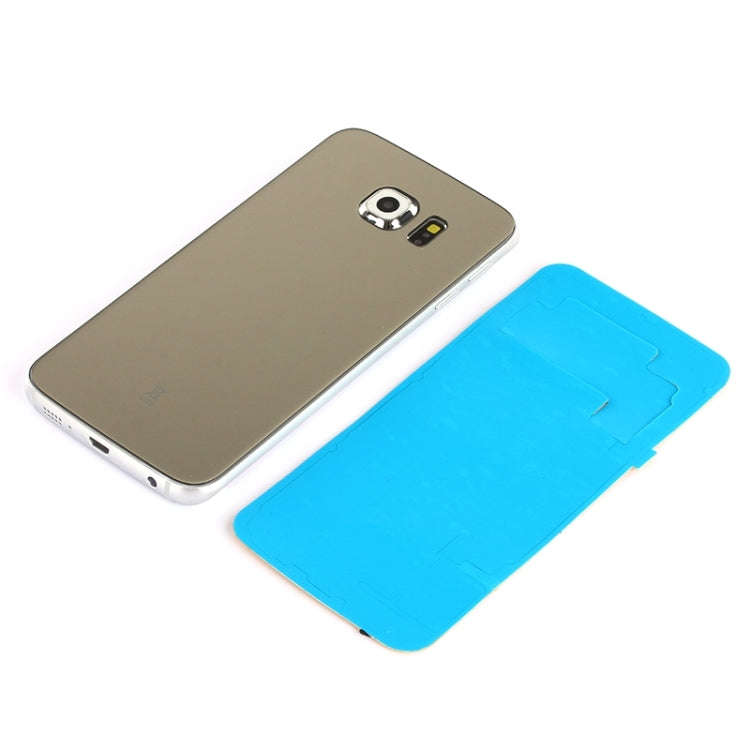 For Galaxy S6 Edge / G925 Original Battery Back Cover (Gold)