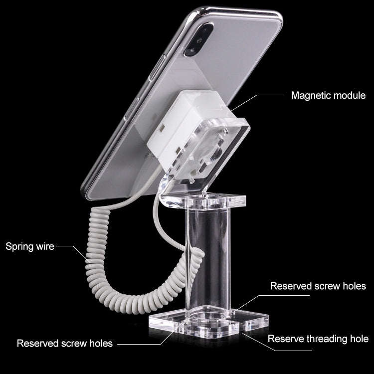 Universal Mobile Phone Burglar Display Holder / Display Anti-theft Holder(White)