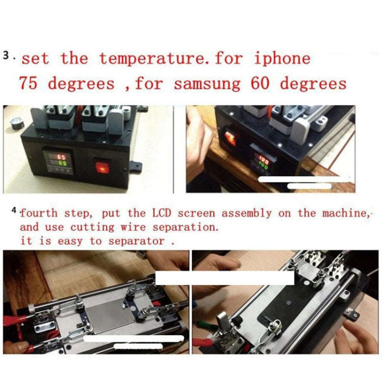 Touch Panel LCD Separator Glue Disassemble Machine for iPhone / Samsung / HTC / Sony etc. Support...