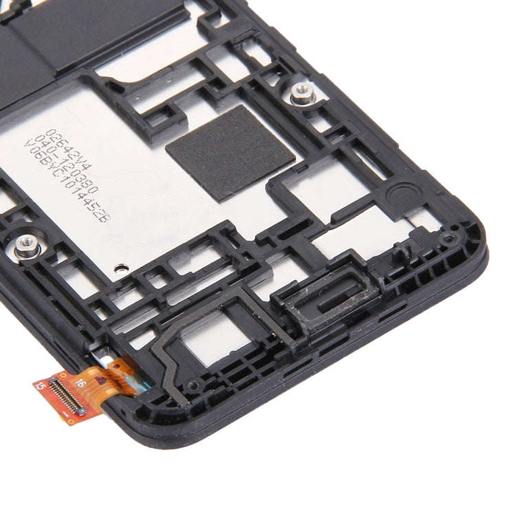 LCD Display + Touch Panel with Frame for Nokia Lumia 530 (Black)