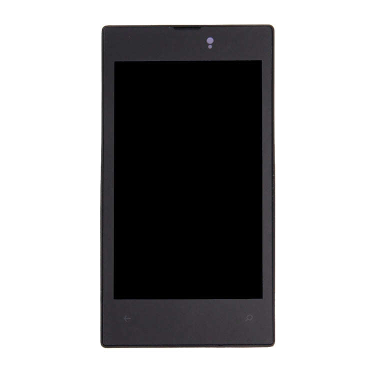LCD Display + Touch Panel with Frame  for Nokia Lumia 520(Black)