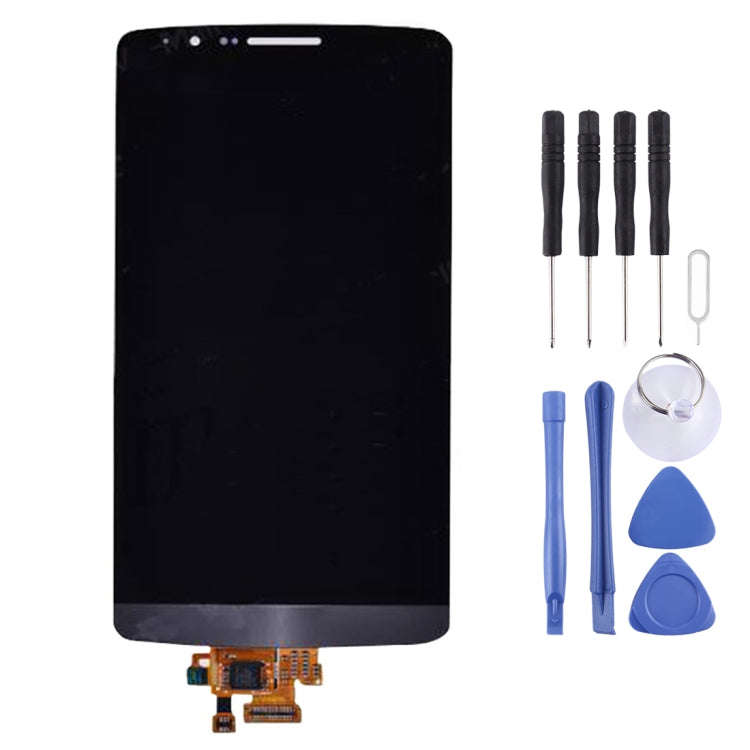 Original LCD Screen and Digitizer Full Assembly for LG G3 / D850 / D851 / D855(Black)