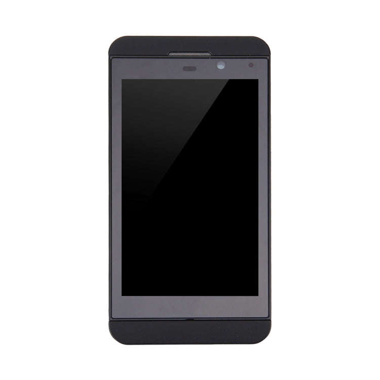 LCD Screen and Digitizer Full Assembly with Frame for BlackBerry Z10 4G(Black)
