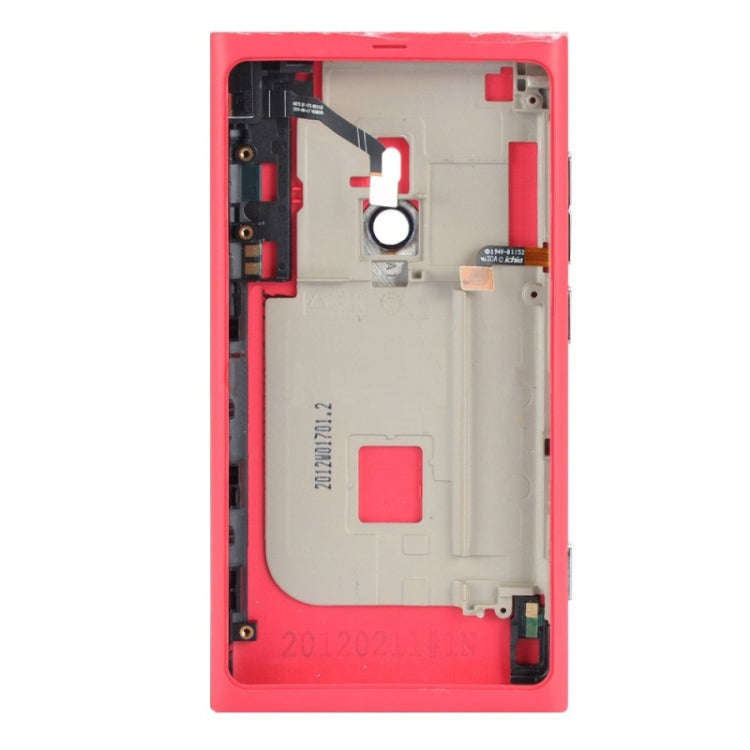 Battery Back Cover with Buttons for Nokia Lumia 800(Pink)