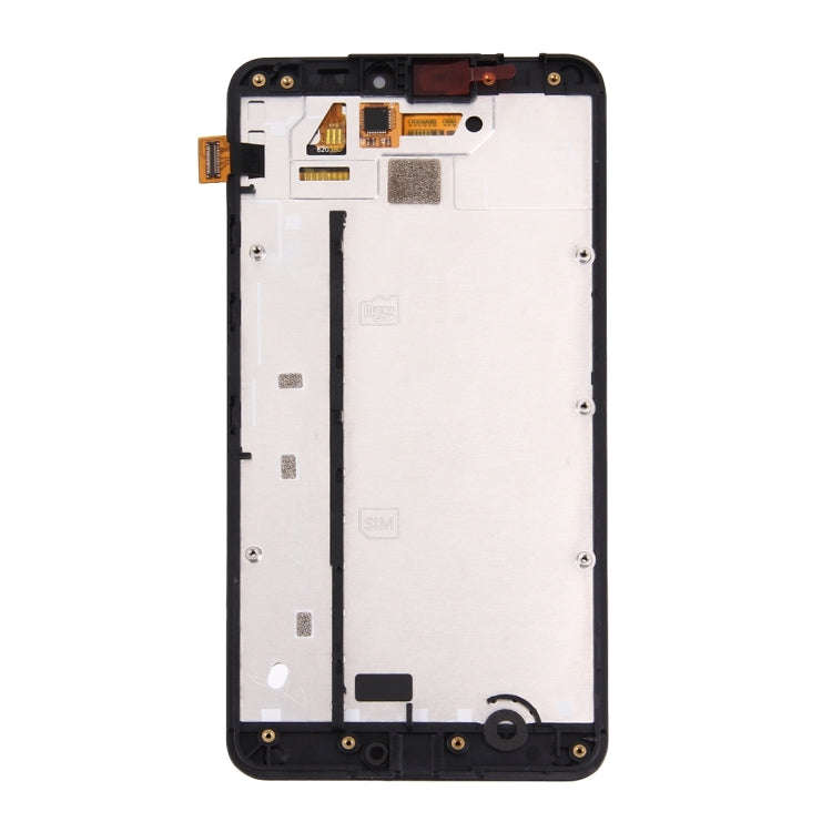 LCD Screen and Digitizer Full Assembly with Frame for Microsoft Lumia 640 XL(Black)