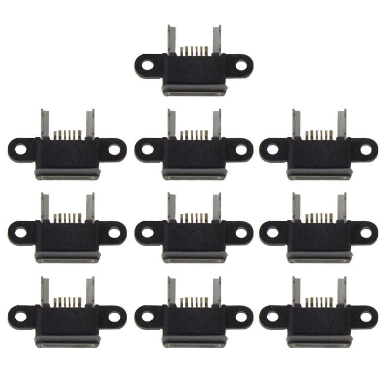 10 PCS Charging Port Dock Connector  for Xiaomi Mi 4(Black)
