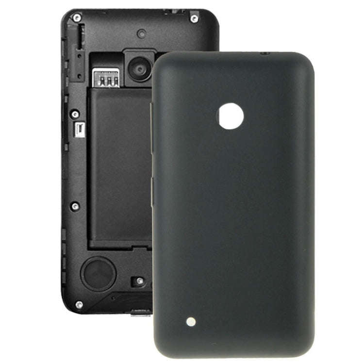 Solid Color Plastic Battery Back Cover for Nokia Lumia 530/Rock/M-1018/RM-1020(Black)