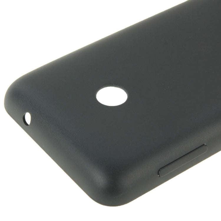Solid Color Plastic Battery Back Cover for Nokia Lumia 530/Rock/M-1018/RM-1020(Black)