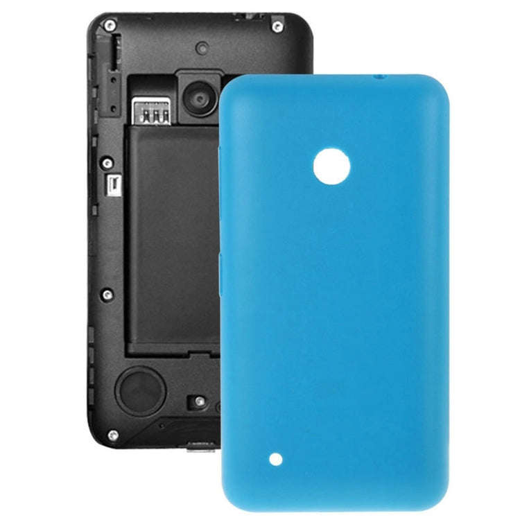 Solid Color Plastic Battery Back Cover for Nokia Lumia 530/Rock/M-1018/RM-1020(Blue)