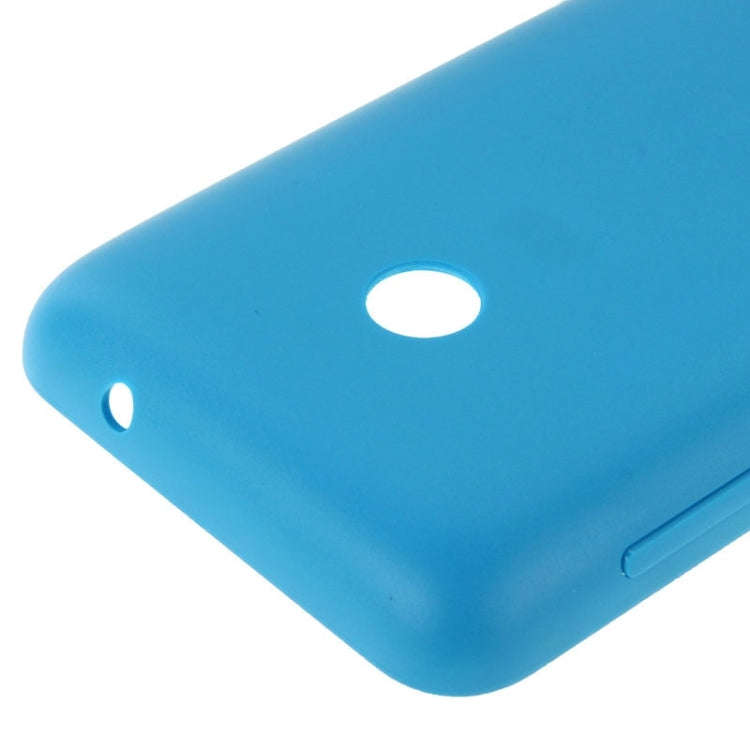 Solid Color Plastic Battery Back Cover for Nokia Lumia 530/Rock/M-1018/RM-1020(Blue)