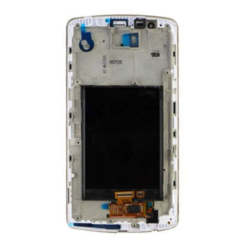 LCD Display + Touch Panel with Frame for LG G3 / D850 / D851 / D855 / VS985(White)