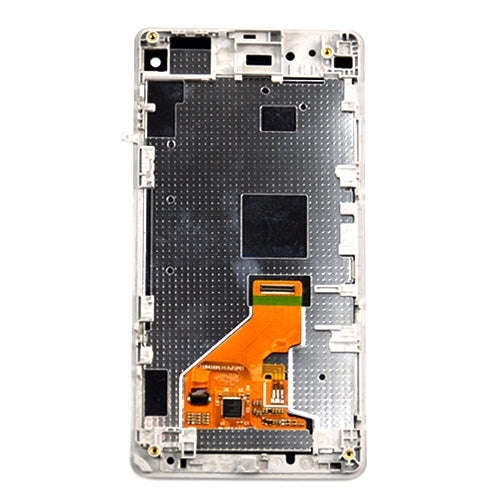 LCD Display + Touch Panel with Frame  for Sony Xperia Z1 Compact(White)