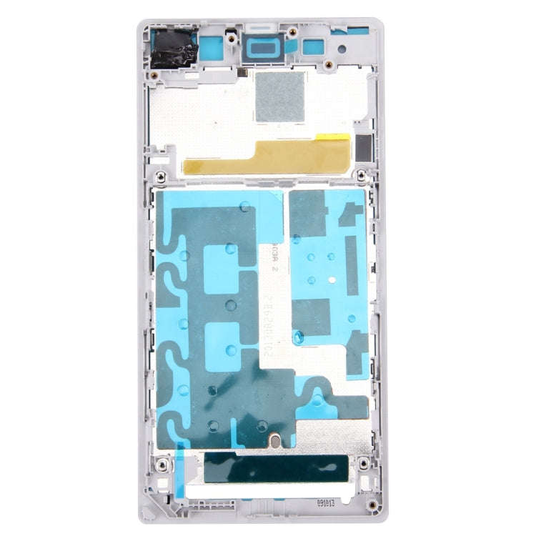 Front Housing LCD Frame Bezel Plate  for Sony Xperia Z1 / C6902 / L39h / C6903 / C6906 / C6943(Wh...