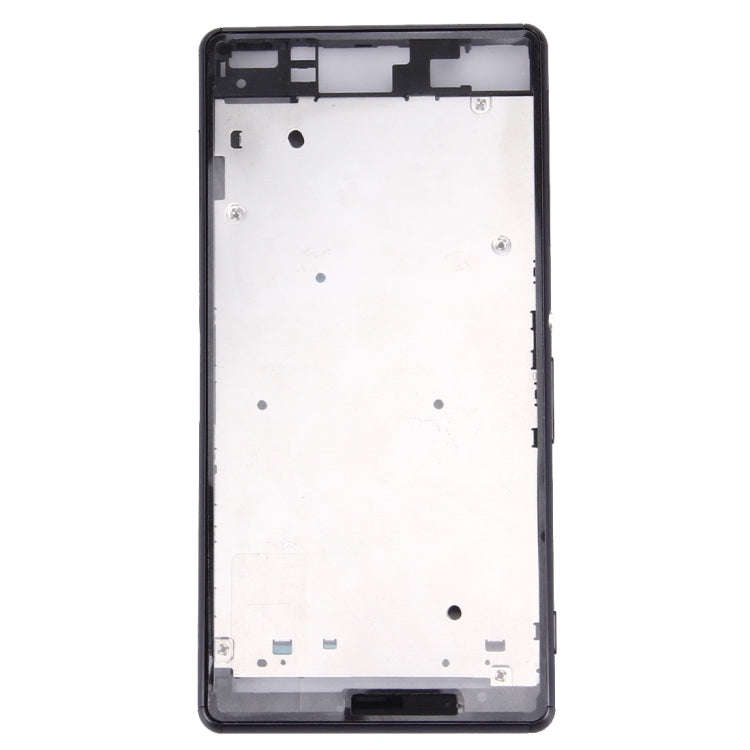 Front Housing LCD Frame Bezel Plate  for Sony Xperia Z3 / L55w / D6603(Black)