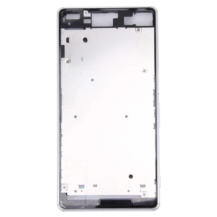 Front Housing LCD Frame Bezel Plate  for Sony Xperia Z3 / L55w / D6603(White)