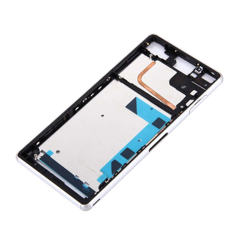 Front Housing LCD Frame Bezel Plate  for Sony Xperia Z3 / L55w / D6603(White)