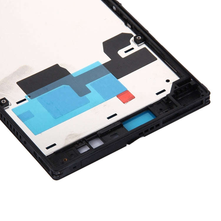 Front Housing LCD Frame Bezel Plate for Sony Xperia Z Ultra / XL39h / C6802(Black)