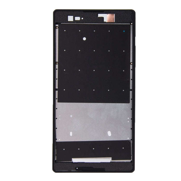 Front Housing  with Adhesive Sticker for Sony Xperia T2 Ultra(Black)