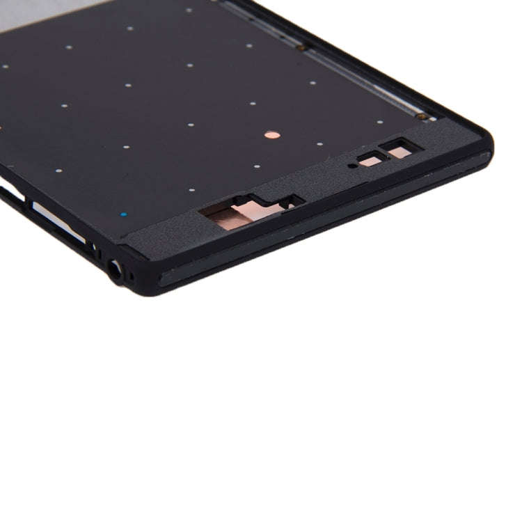 Front Housing  with Adhesive Sticker for Sony Xperia T2 Ultra(Black)