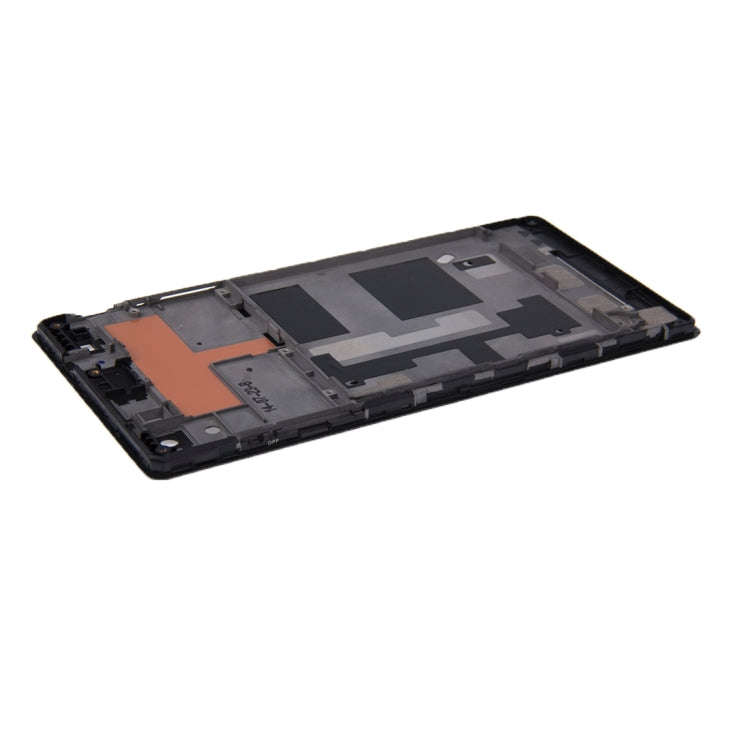 Front Housing  with Adhesive for Sony Xperia C3(Black)