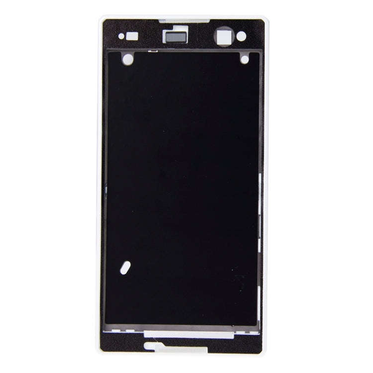 Front Housing  with Adhesive for Sony Xperia C3(White)