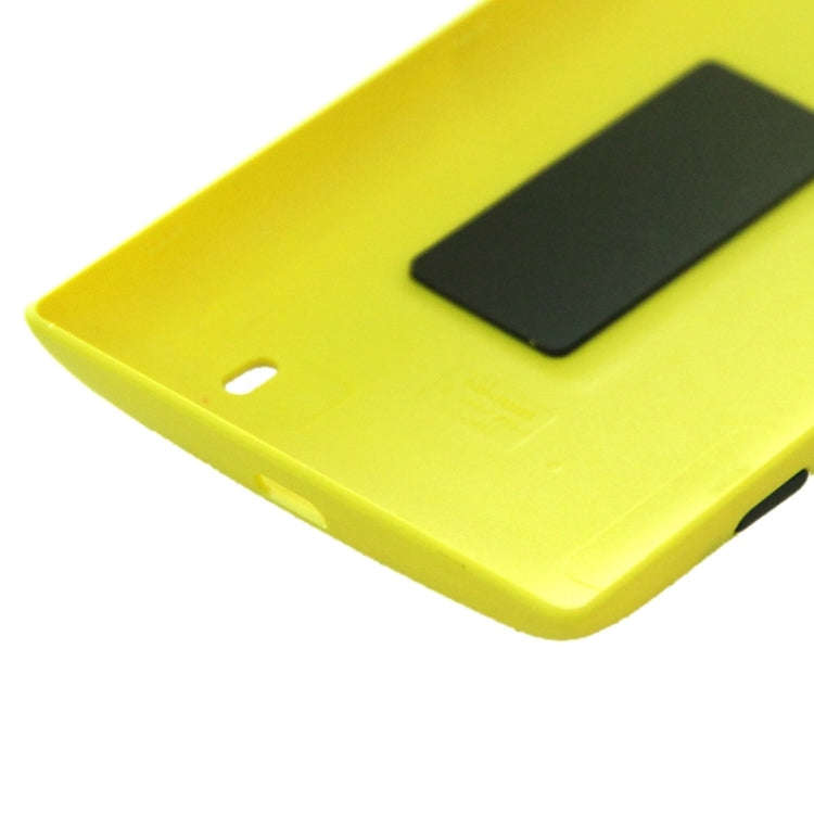 Plastic Back Housing Cover for Nokia Lumia 520(Yellow)