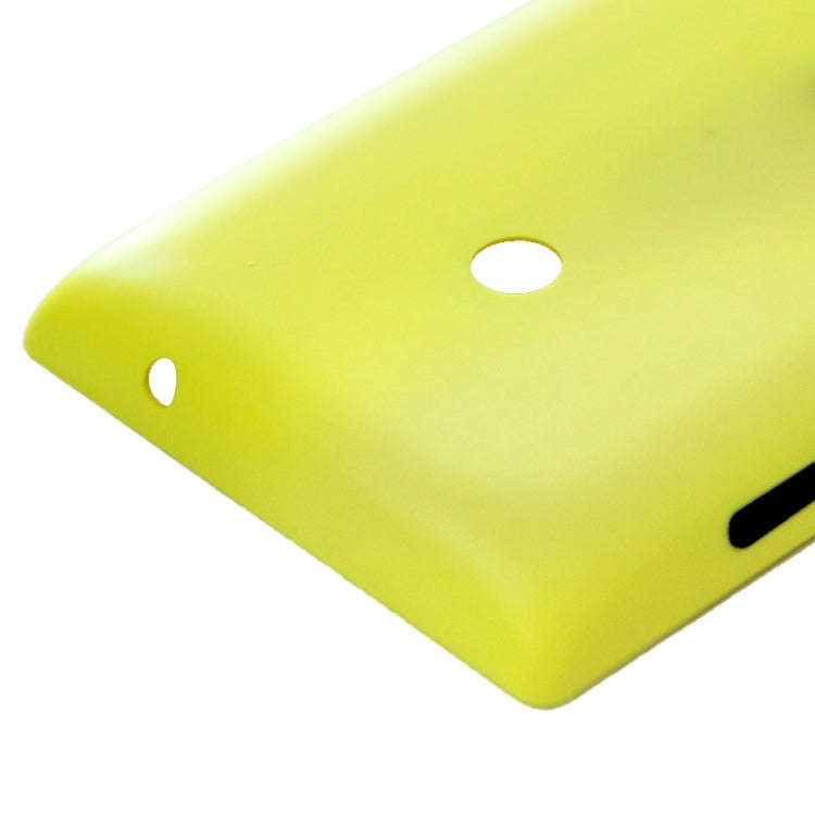 Plastic Back Housing Cover for Nokia Lumia 520(Yellow)
