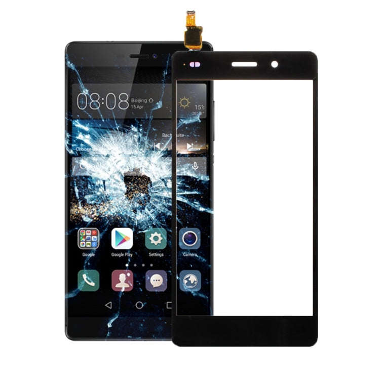 For Huawei P8 Lite Touch Panel Digitizer(Black)