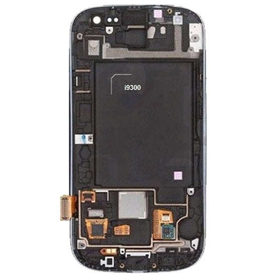 Original Super AMOLED LCD Screen for Samsung Galaxy SIII / i9300 Digitizer Full Assembly with Fra...