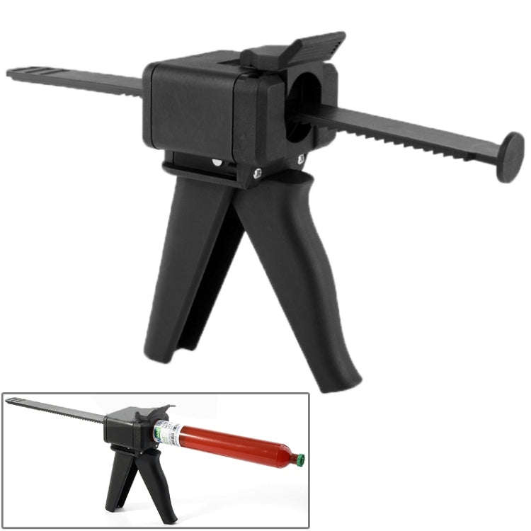 UV LOCA Liquid Optical Clear Adhesive Squeeze Sprayer Caulking Gun Tool, Random Color Delivery