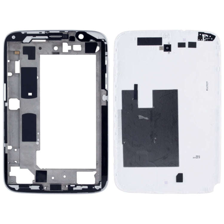For Galaxy Note 8.0 / N5100 High Quality Full Housing  Chassis (Front Frame + Back Cover) (White)