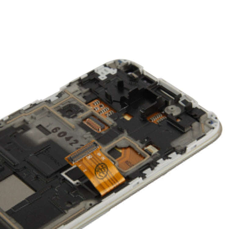 Original LCD Display + Touch Panel with Frame for Galaxy S IV mini / i9195 / i9192 / i9190(White)