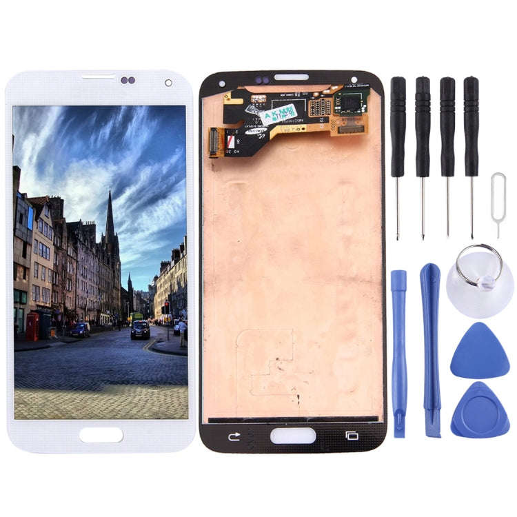 Original LCD Screen and Digitizer Full Assembly for Galaxy S5 / G9006V / G900F / G900A / G900I / ...