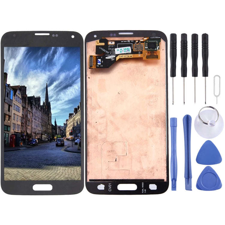 Original LCD Screen and Digitizer Full Assembly for Galaxy S5 / G9006V / G900F / G900A / G900I / ...