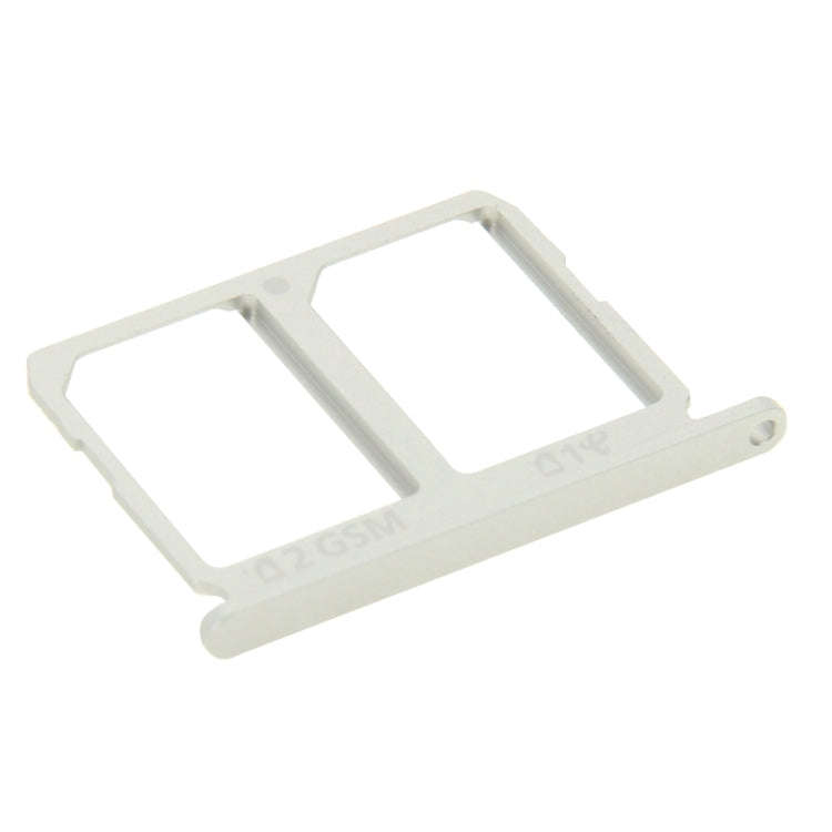 For Galaxy S6 2 SIM Card Tray (Silver)