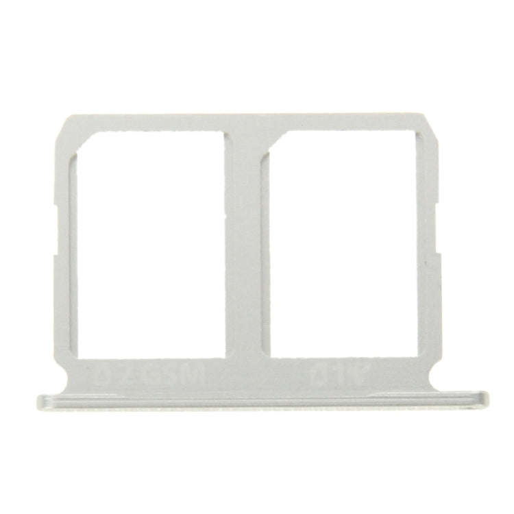 For Galaxy S6 2 SIM Card Tray (Silver)