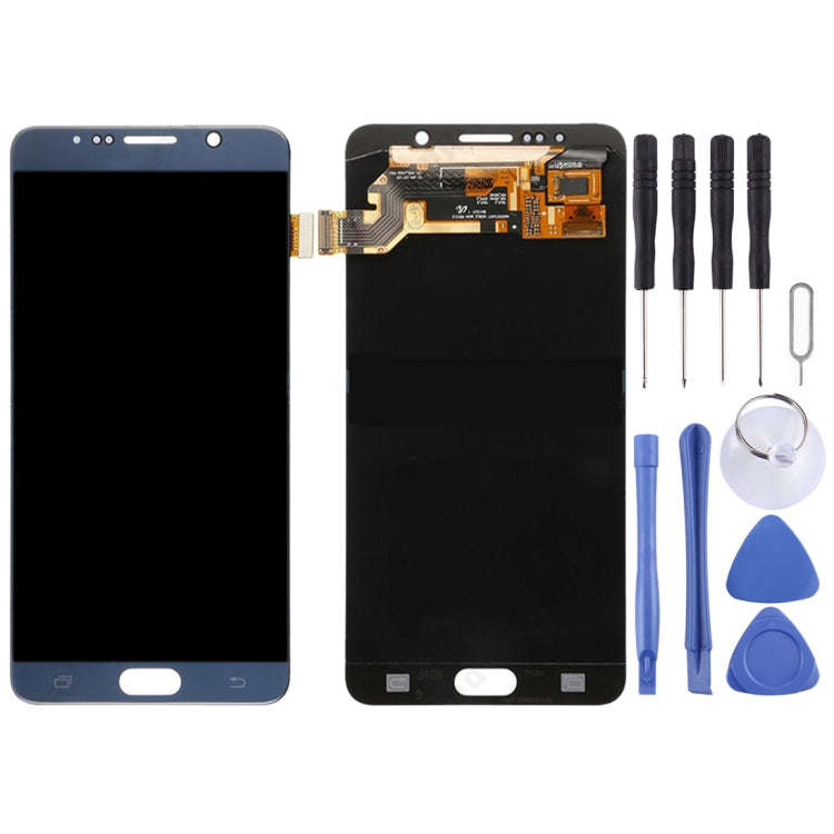 5.7 inch Original LCD Screen and Digitizer Full Assembly for Galaxy Note 5 / N9200, N920I, N920G,...