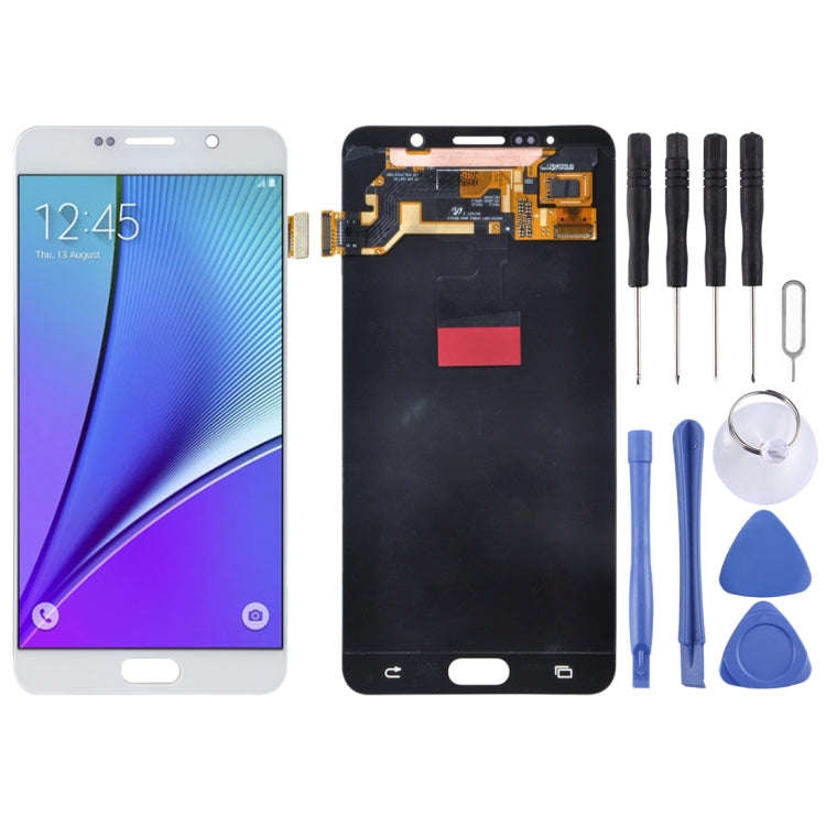 5.7 inch Original LCD Screen and Digitizer Full Assembly for Galaxy Note 5 / N9200, N920I, N920G,...