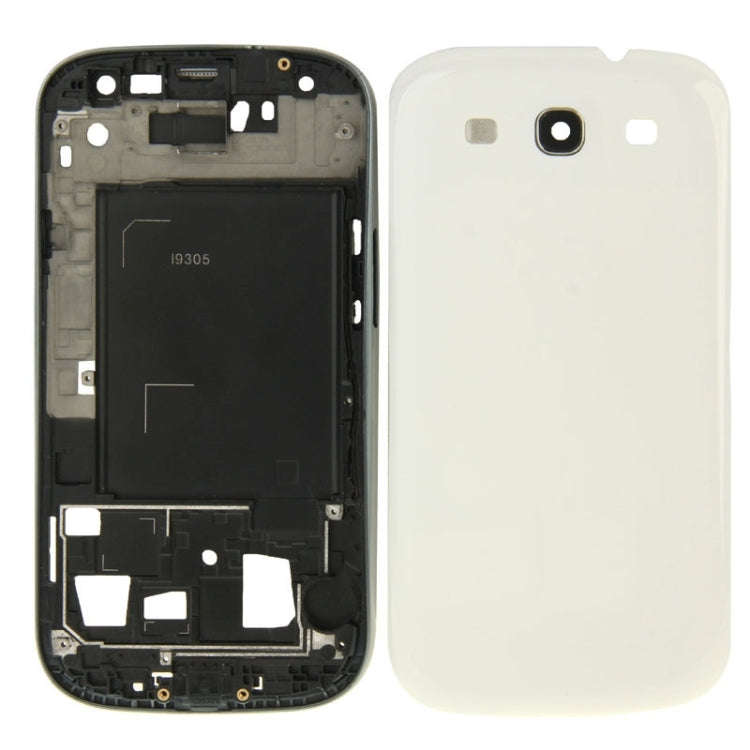 For Galaxy SIII LTE / i9305 Full Housing Faceplate Cover  (White)