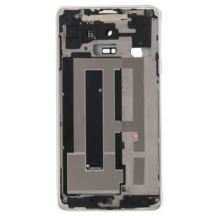 For Galaxy Note 4 / N910F Full Housing Cover (Front Housing LCD Frame Bezel Plate + Middle Frame ...