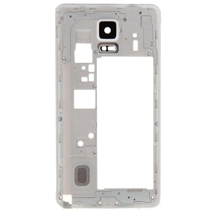 For Galaxy Note 4 / N910F Full Housing Cover (Front Housing LCD Frame Bezel Plate + Middle Frame ...