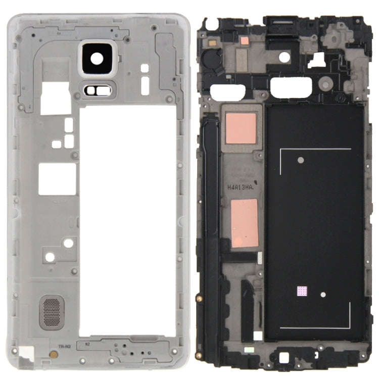 For Galaxy Note 4 / N910V Full Housing Cover (Front Housing LCD Frame Bezel Plate + Middle Frame ...