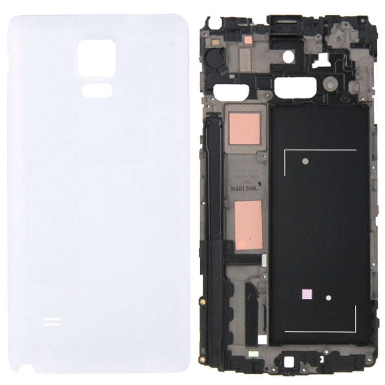 For Galaxy Note 4 / N910V Full Housing Cover (Front Housing LCD Frame Bezel Plate + Battery Back ...