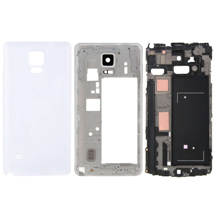 For Galaxy Note 4 / N910V Full Housing Cover (Front Housing LCD Frame Bezel Plate + Middle Frame ...