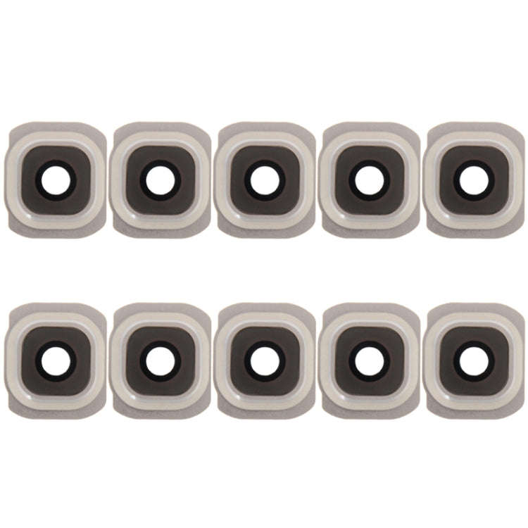 For Galaxy S6 / G920F 10pcs Camera Lens Cover  (Gold)