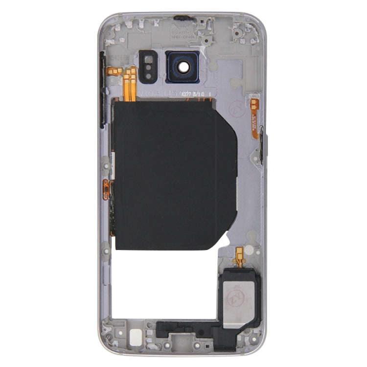 For Galaxy S6 / G920F Back Plate Housing Camera Lens Panel  with Side Keys and Speaker Ringer Buz...