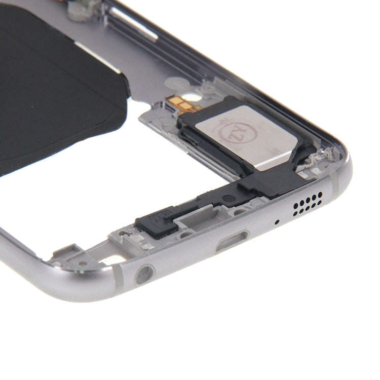 For Galaxy S6 / G920F Back Plate Housing Camera Lens Panel  with Side Keys and Speaker Ringer Buz...