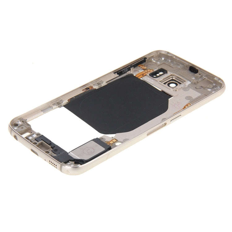 For Galaxy S6 / G920F Back Plate Housing Camera Lens Panel  with Side Keys and Speaker Ringer Buz...