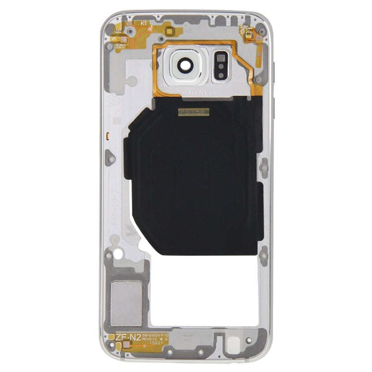 For Galaxy S6 / G920F Back Plate Housing Camera Lens Panel  with Side Keys and Speaker Ringer Buz...