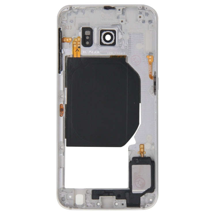For Galaxy S6 / G920F Back Plate Housing Camera Lens Panel  with Side Keys and Speaker Ringer Buz...